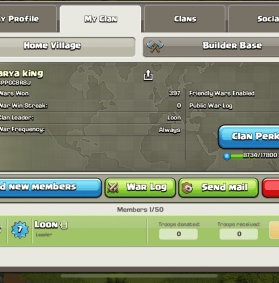 clash of clans clan for sale